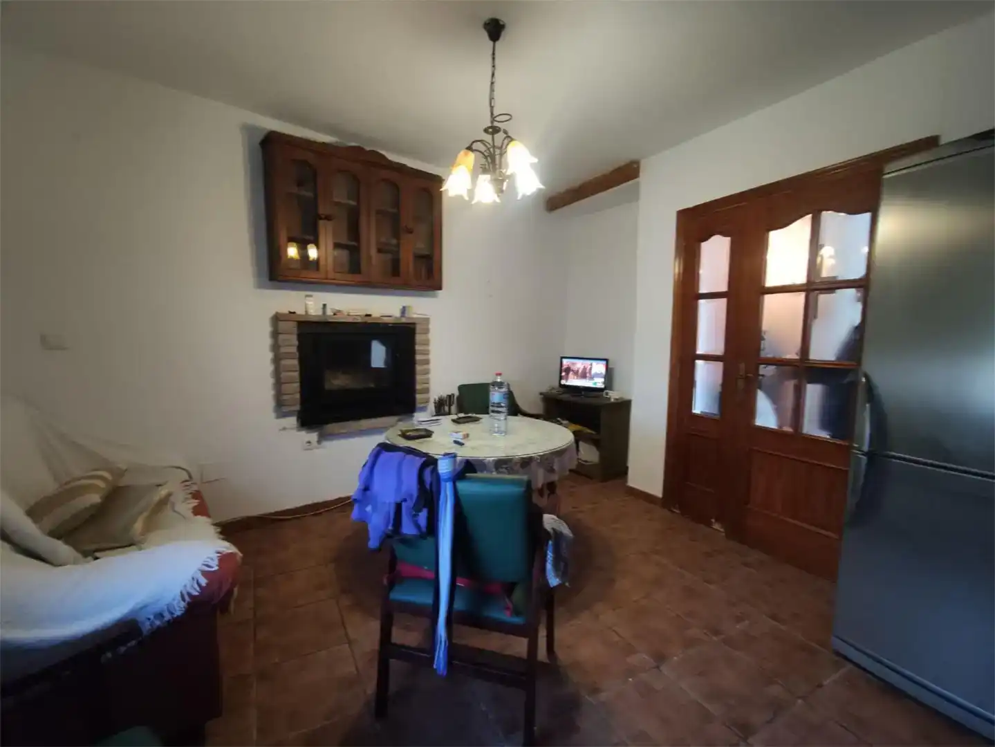 Sala de estar de Piso en venta en Almáchar con Aire acondicionado, Jardín privado y Piscina