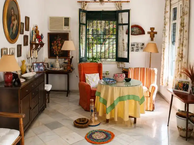 Living room of Flat for sale in Sevilla  with Private garden