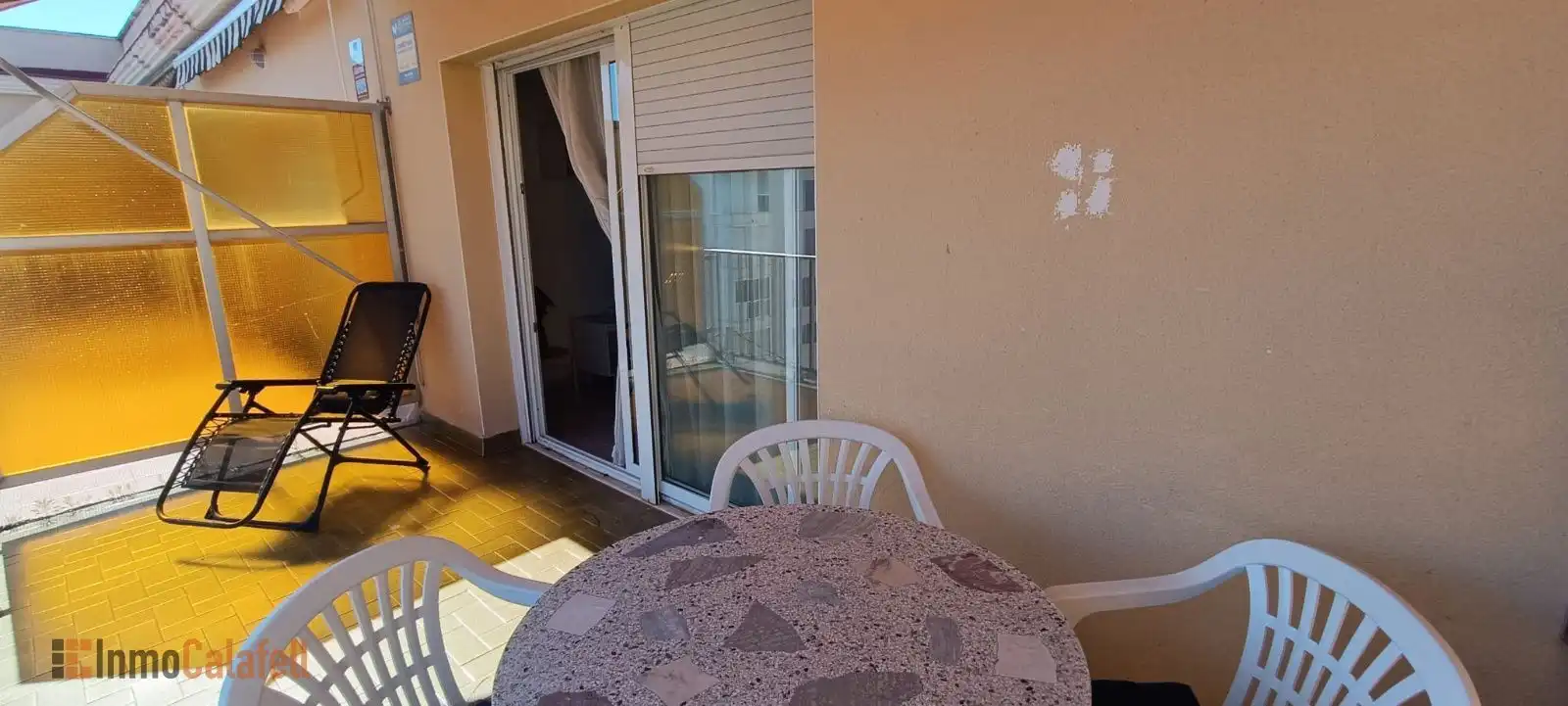 Terrasse von Dachboden zum Verkauf in Calafell mit Klimaanlage, Heizung und Terrasse