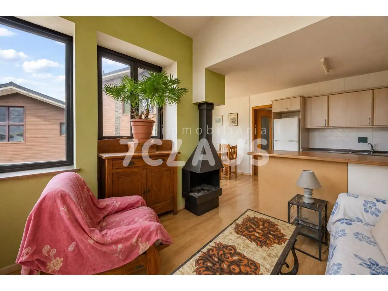 Sala de estar de Piso en venta en Canillo con Calefacción, Parquet y Trastero