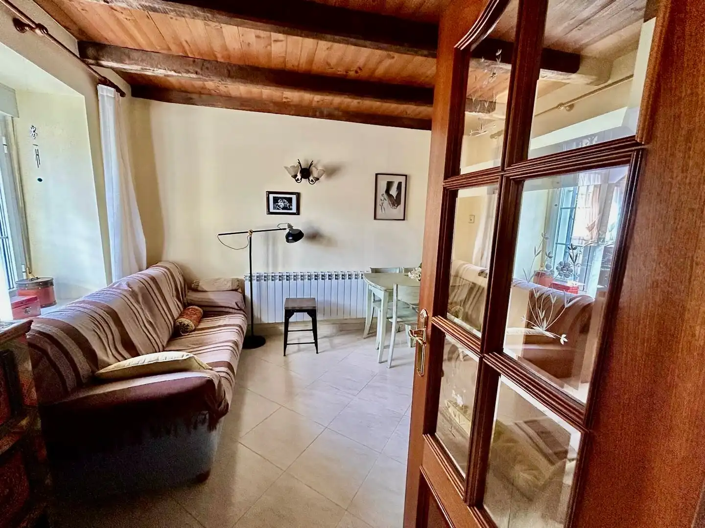 Sala d'estar de Casa o xalet en venda en Ayoó de Vidriales amb Calefacció i Terrassa