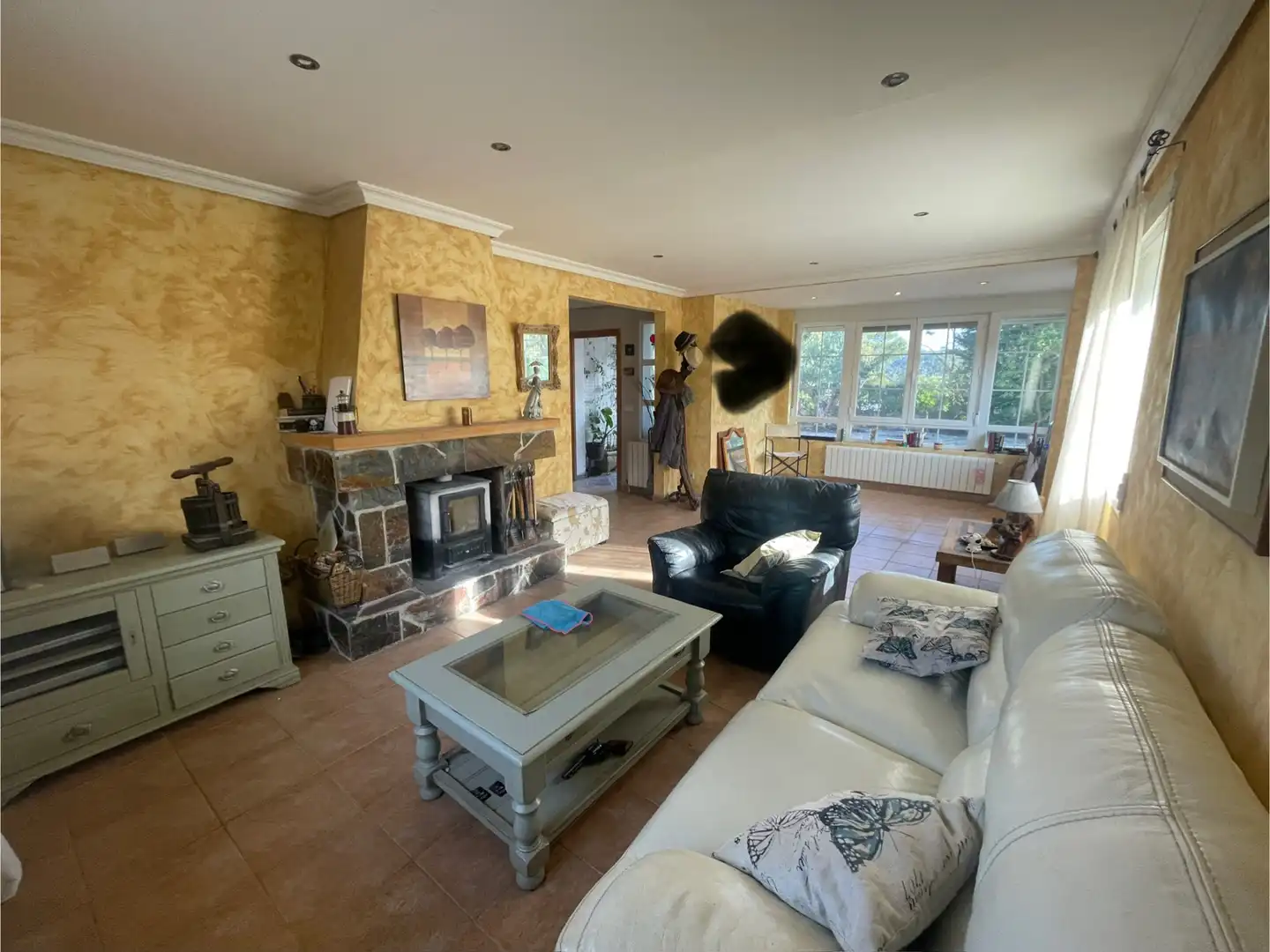 Sala de estar de Casa o chalet en venta en Albalate de Zorita con Calefacción, Jardín privado y Terraza