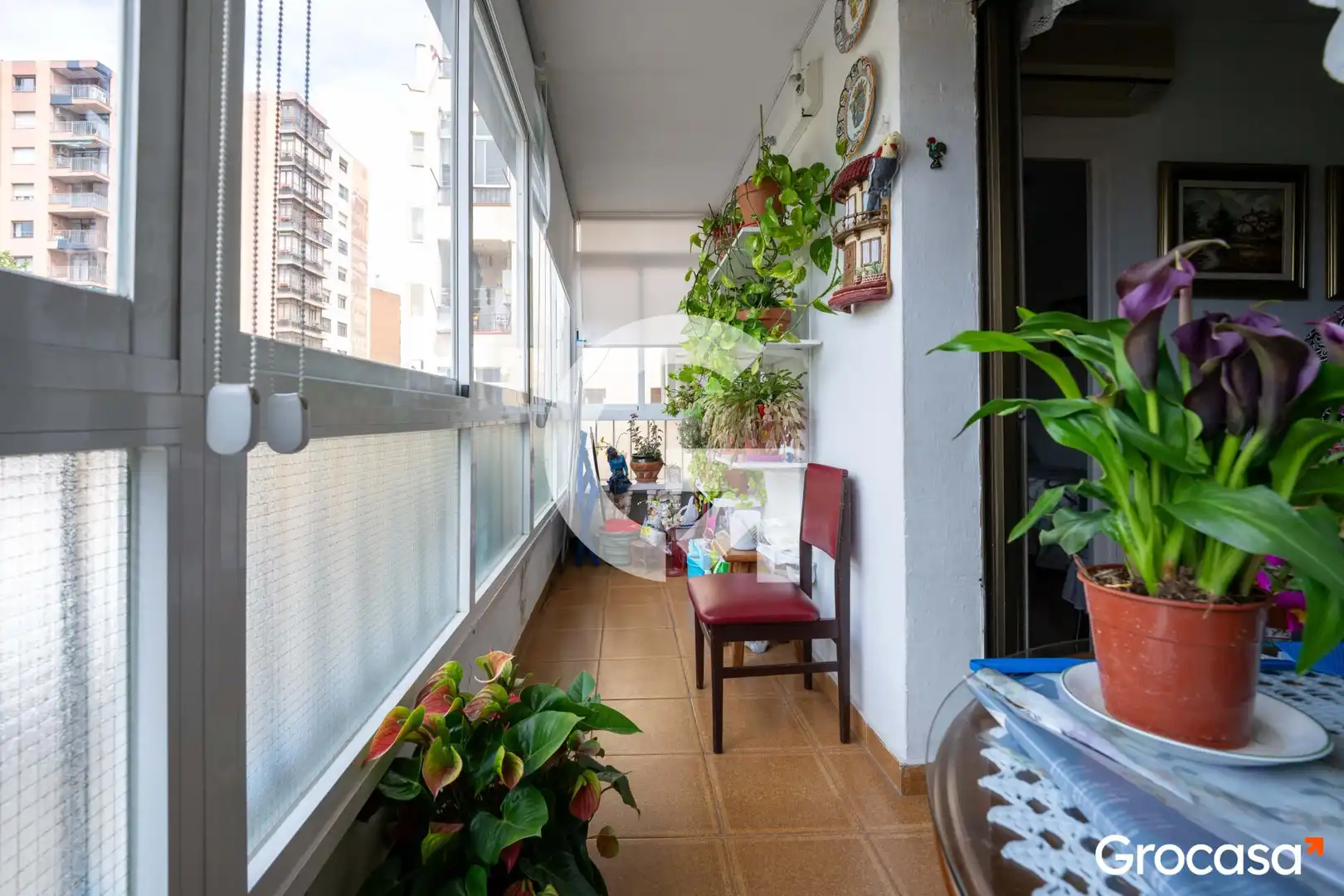 Balcony of Flat for sale in Mataró  with Air Conditioner, Oven and Washing machine