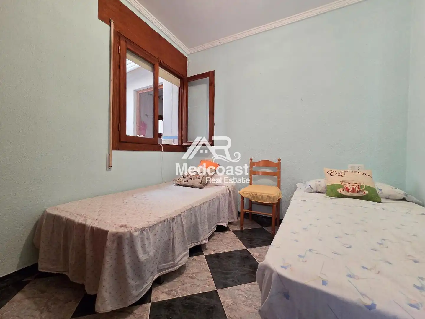 Bedroom of Flat for sale in Garrucha  with Air Conditioner, Terrace and Furnished