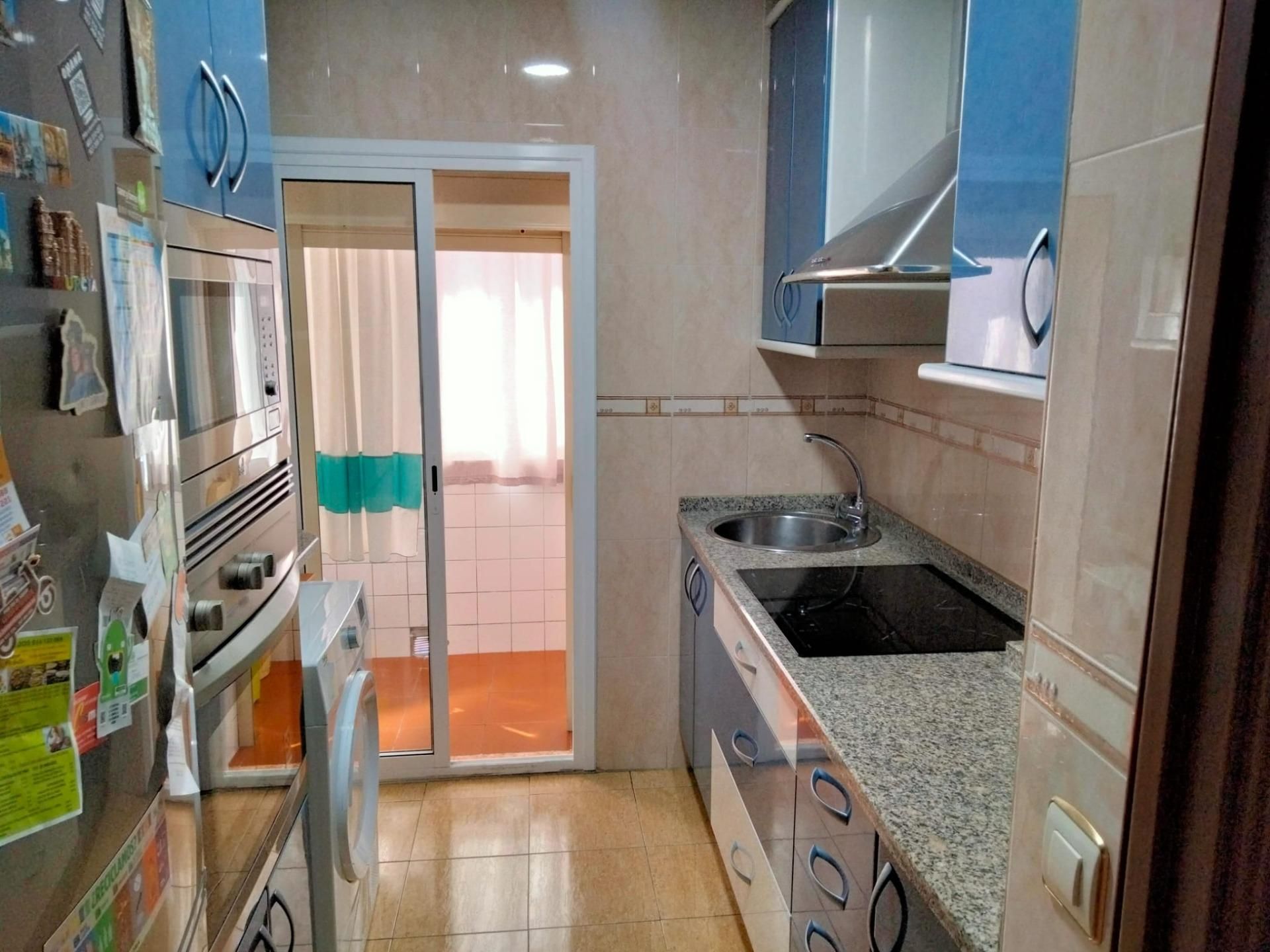 Kitchen of Flat for sale in Cáceres Capital  with Air Conditioner and Terrace