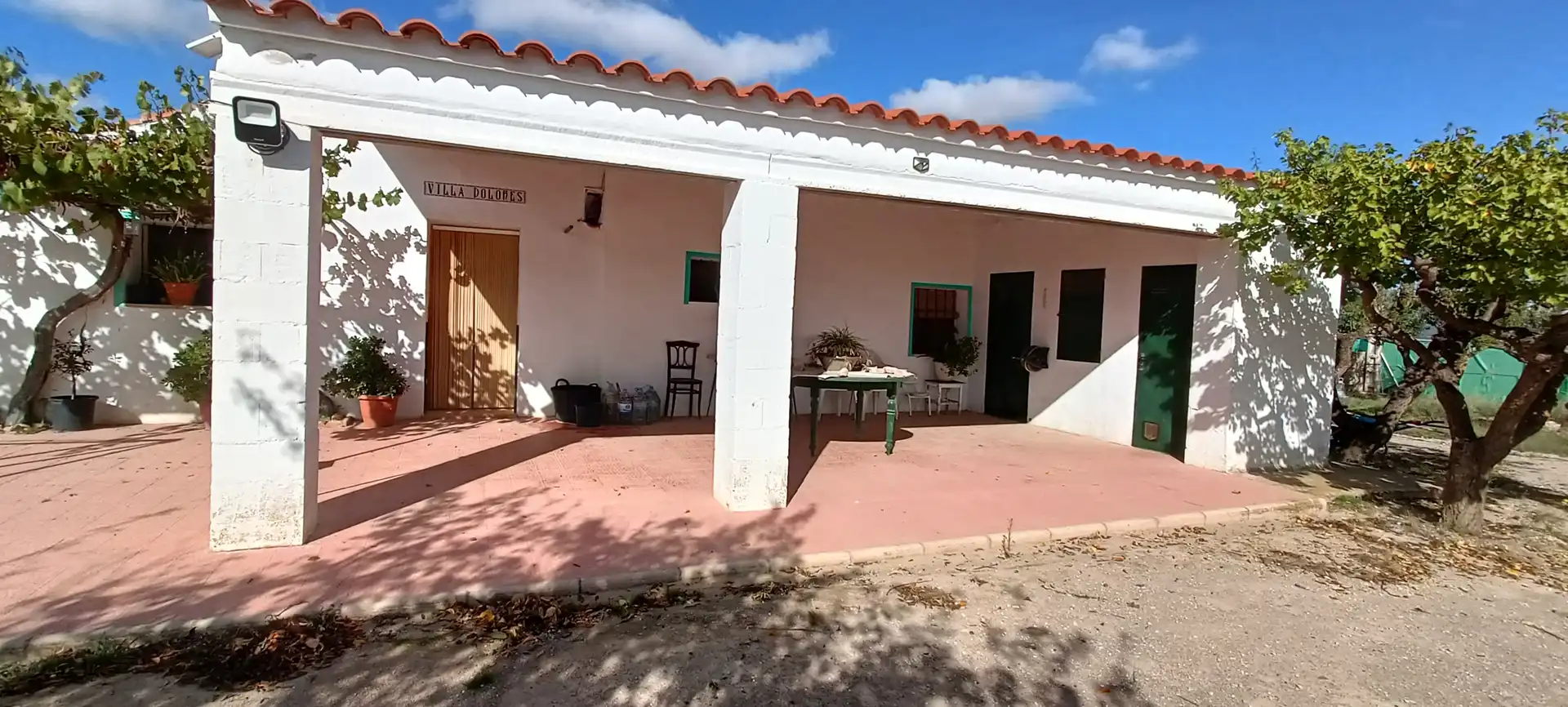 Vista exterior de Casa o xalet en venda en Almansa amb Jardí privat