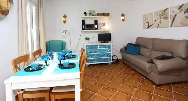 Living room of Houses for sale in Barbate  with Private garden and Furnished