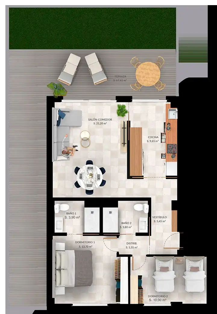 Appartement compact avec piscine à vendre à Balcón de Finestrat - Terra Marina, imagen 2