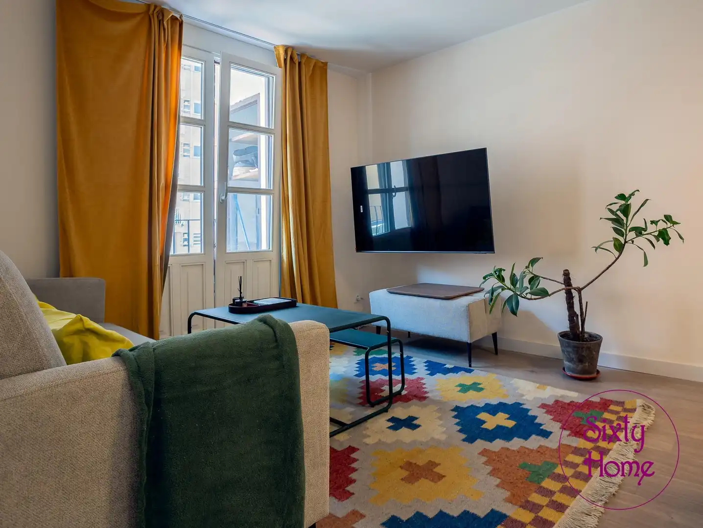 Sala d'estar de Pis en venda en Zaragoza amb Calefacció, Parquet i Traster