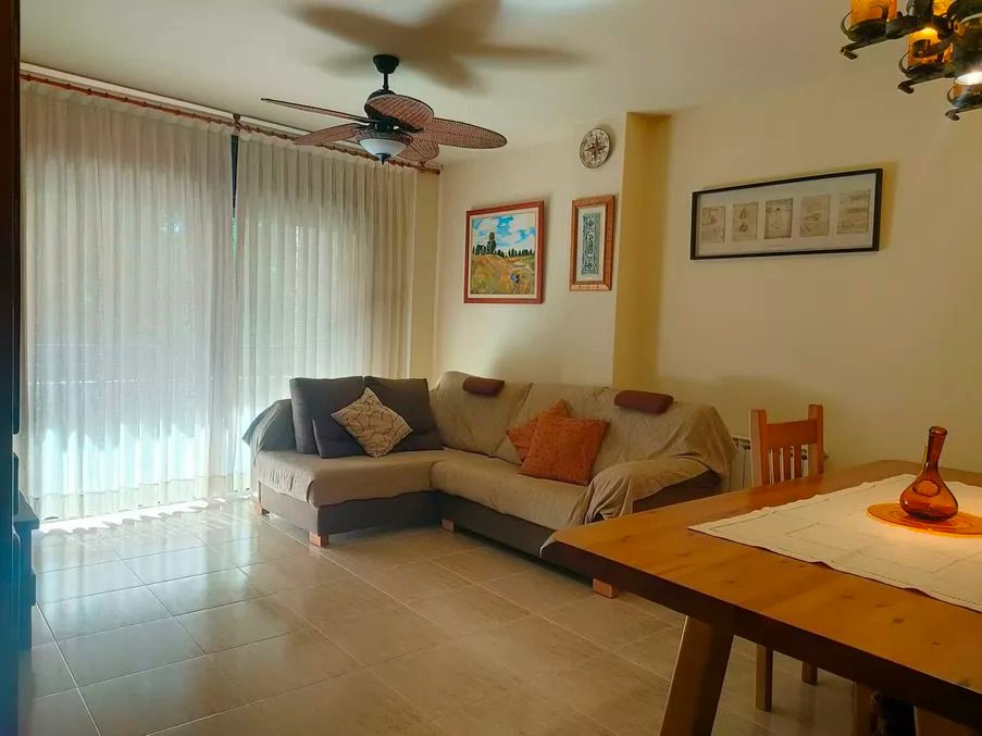 Living room of Flat for sale in Hostalric  with Heating, Terrace and Storage room