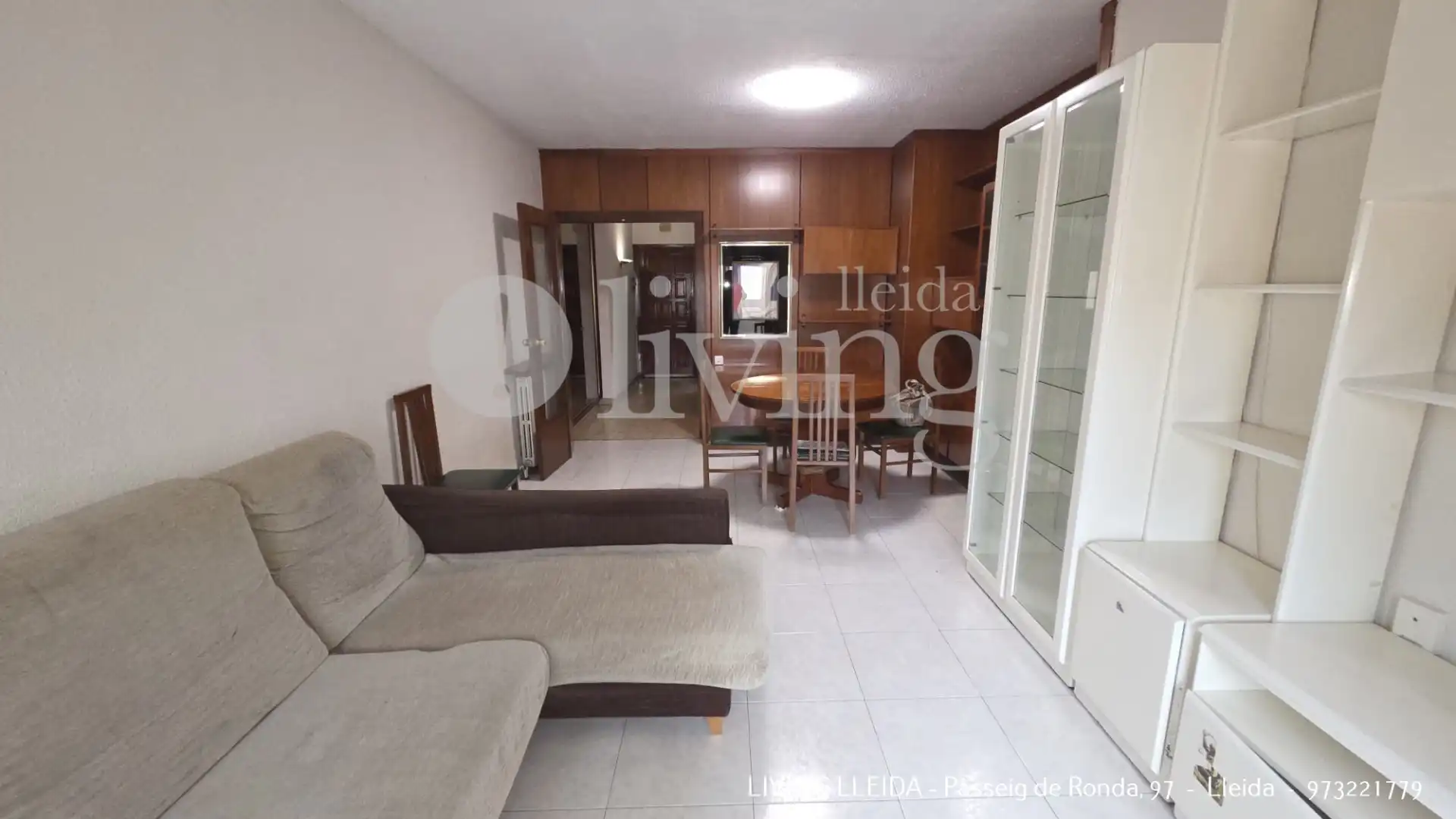 Sala d'estar de Pis en venda en Lleida amb Calefacció, Moblat i Forn