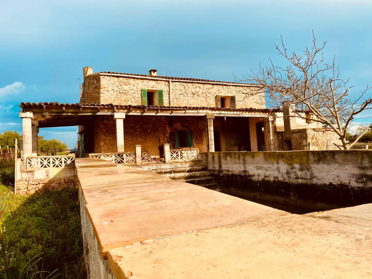 Vista exterior de Finca rústica en venda en Santa Margalida amb Terrassa, Traster i Piscina