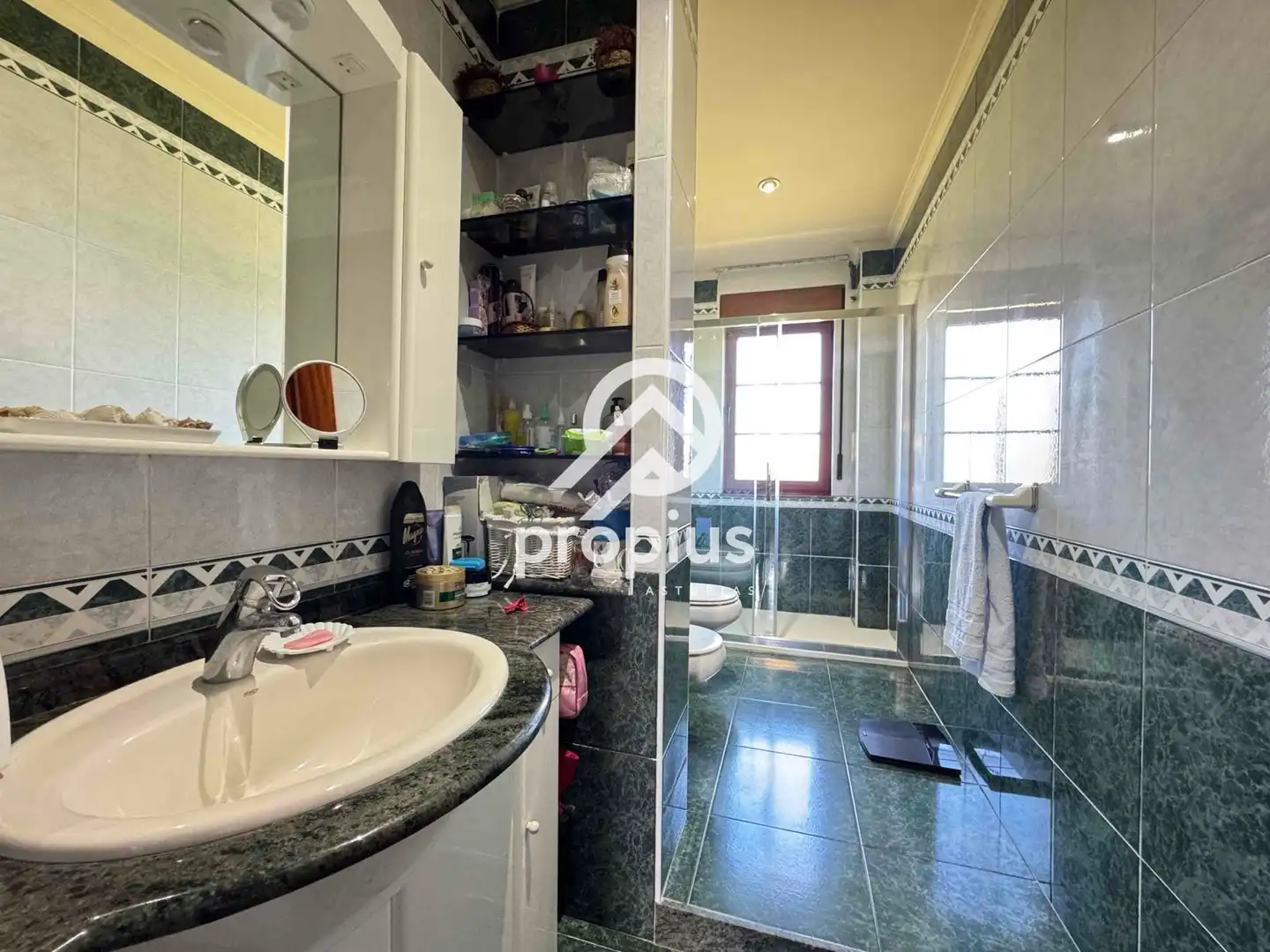 Baño de Casa o chalet en venta en Avilés con Calefacción, Jardín privado y Parquet