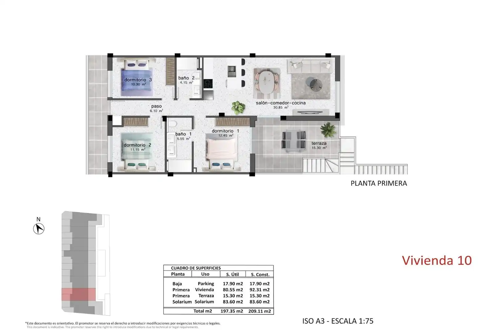 Apartamento en venta en Pilar de la Horadada