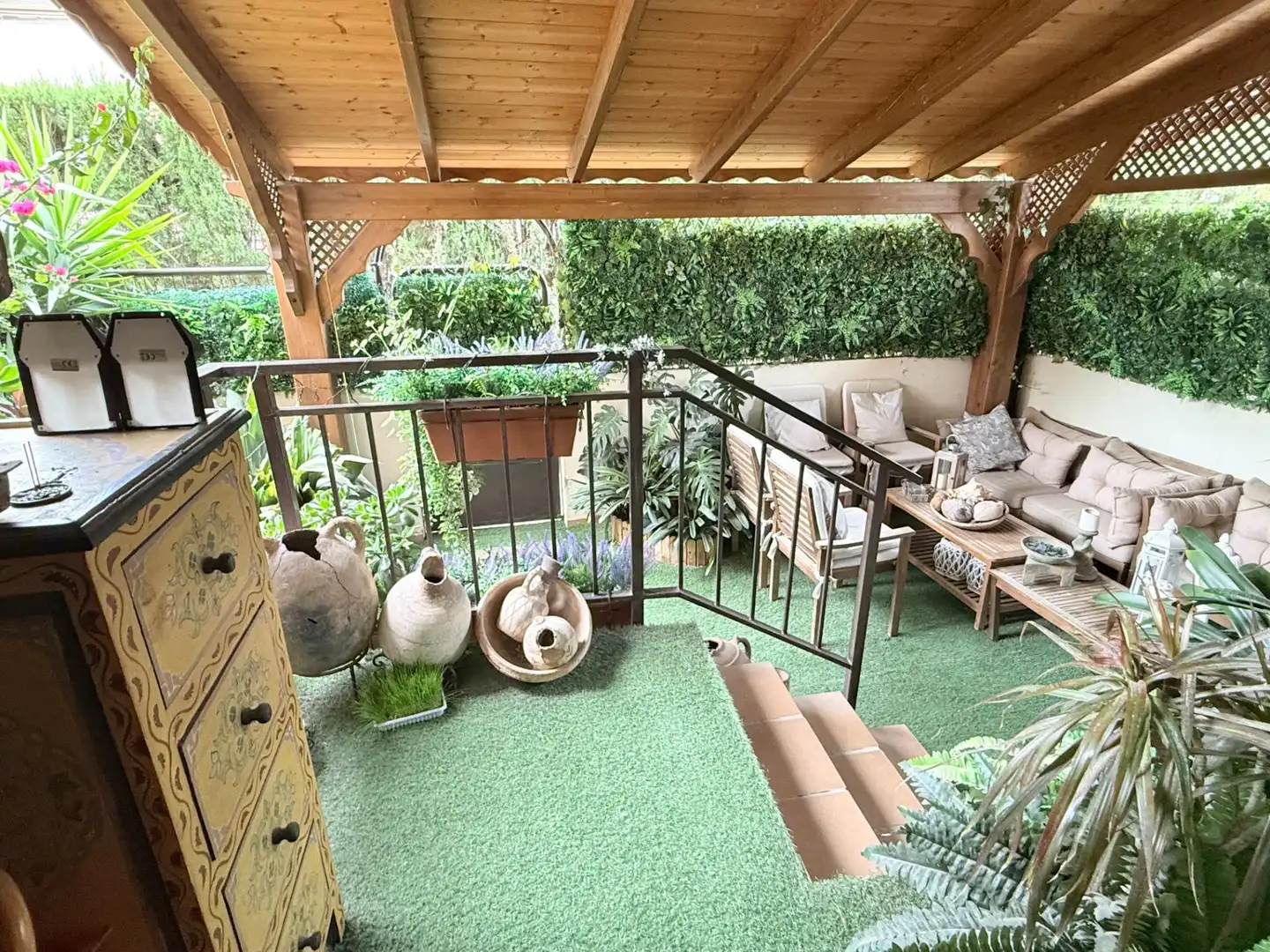 Terraza de Casa adosada en venta en Sant Joan d'Alacant con Jardín privado y Piscina comunitaria