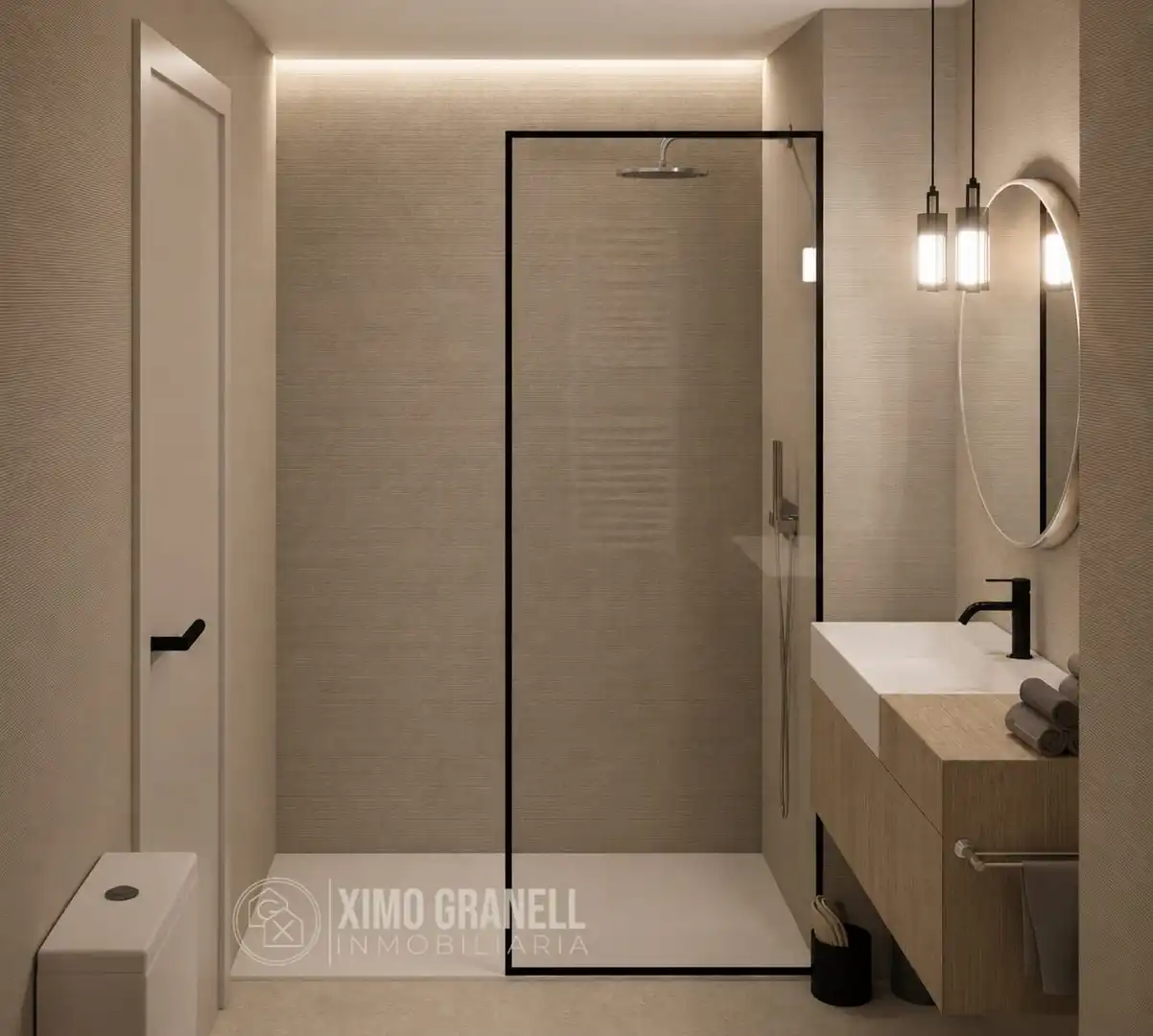 Badezimmer von Wohnung zum Verkauf in La Vall d'Uixó mit Klimaanlage und Heizung