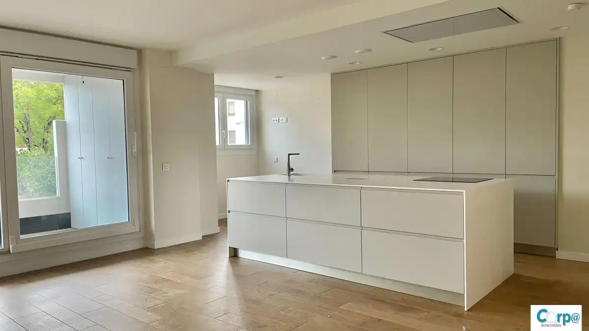 Kitchen of Flat for rent in  Pamplona / Iruña  with Heating, Terrace and Storage room