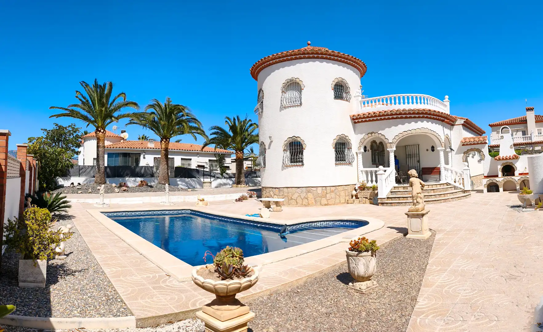 Swimming pool of Houses for sale in Mont-roig del Camp  with Air Conditioner, Heating and Private garden