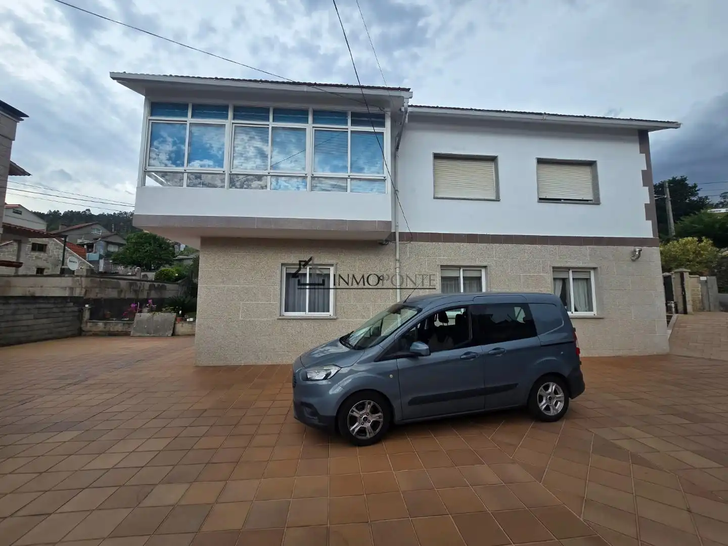 Exterior view of Houses for sale in Moaña  with Heating, Private garden and Terrace