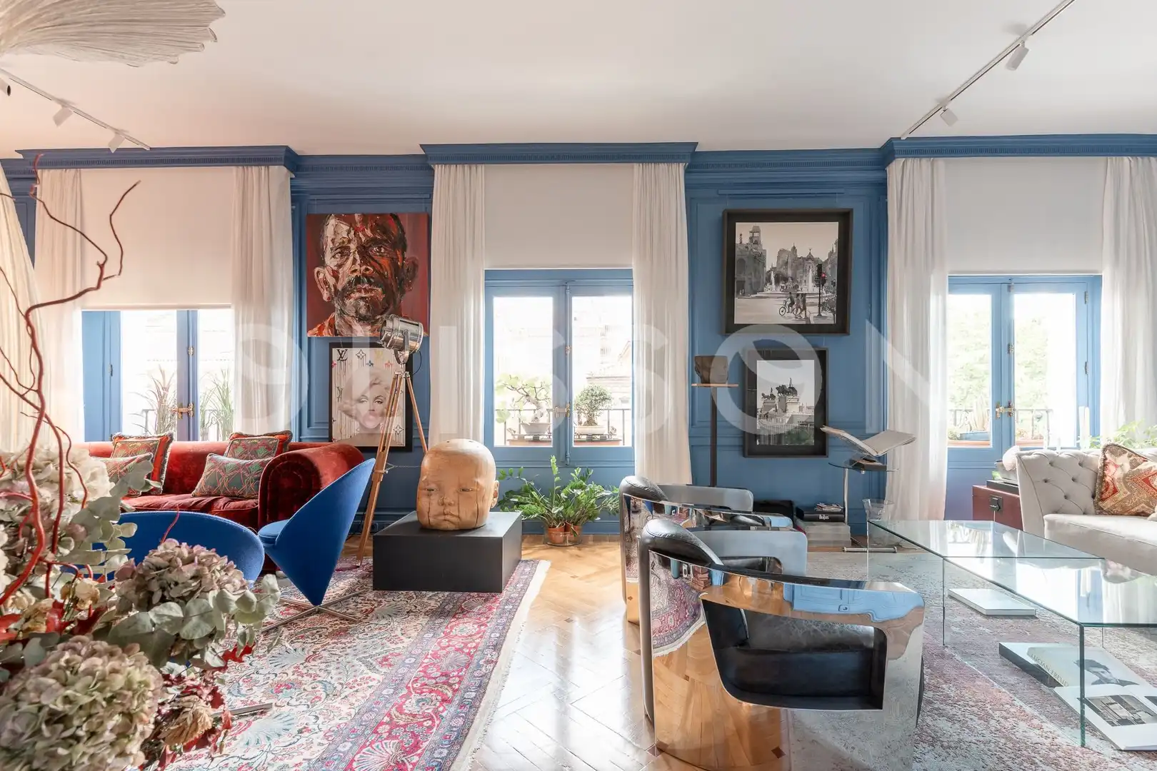 Sala de estar de Piso en venta en Madrid con Aire acondicionado, Calefacción y Trastero
