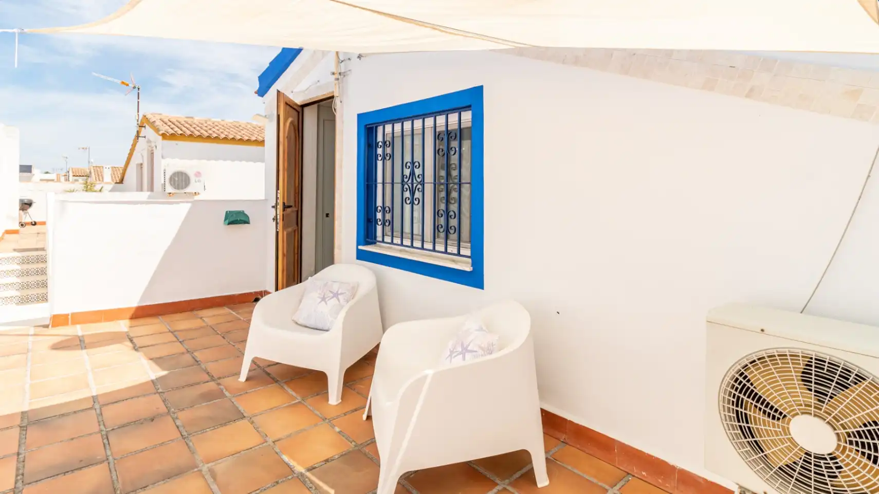 Terrassa de Casa o xalet en venda en El Verger amb Aire condicionat, Calefacció i Jardí privat