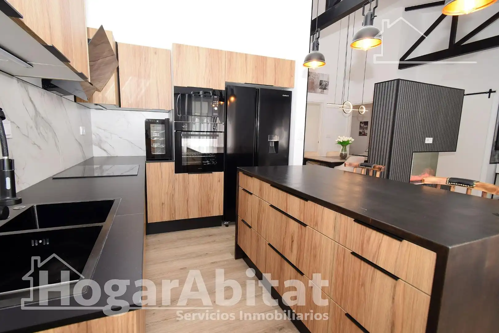 Kitchen of Attic for sale in Picassent  with Parquet flooring, Terrace and Furnished