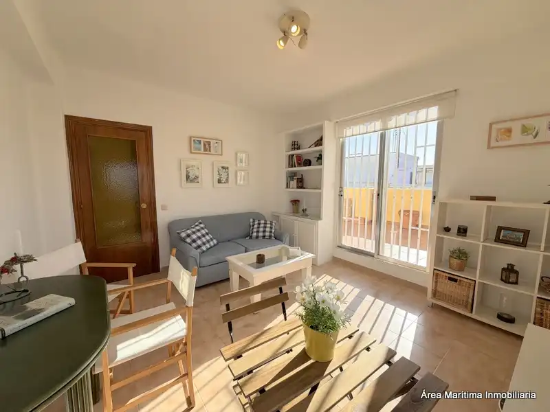 Wohnzimmer von Dachboden zur Miete in Valencia mit Klimaanlage, Heizung und Terrasse