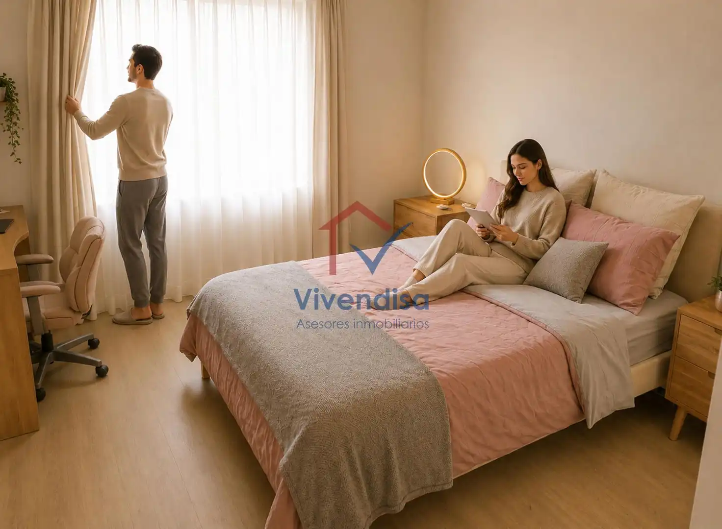 Habitación de Casa adosada en venta en Guadalajara con Calefacción, Jardín privado y Terraza