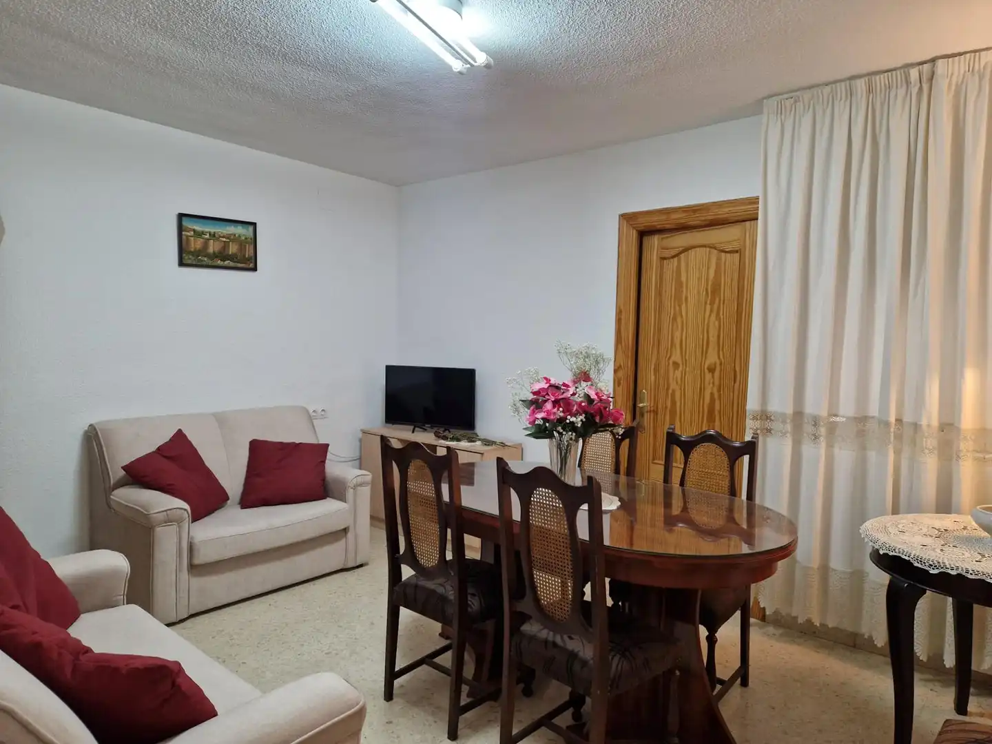 Living room of Flat for rent in Granada  with Heating and Furnished