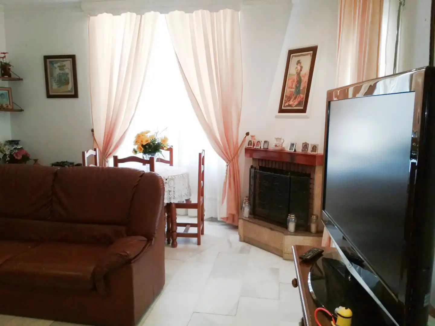 Sala de estar de Casa o chalet de alquiler en Sanlúcar de Barrameda con Aire acondicionado, Calefacción y Jardín privado