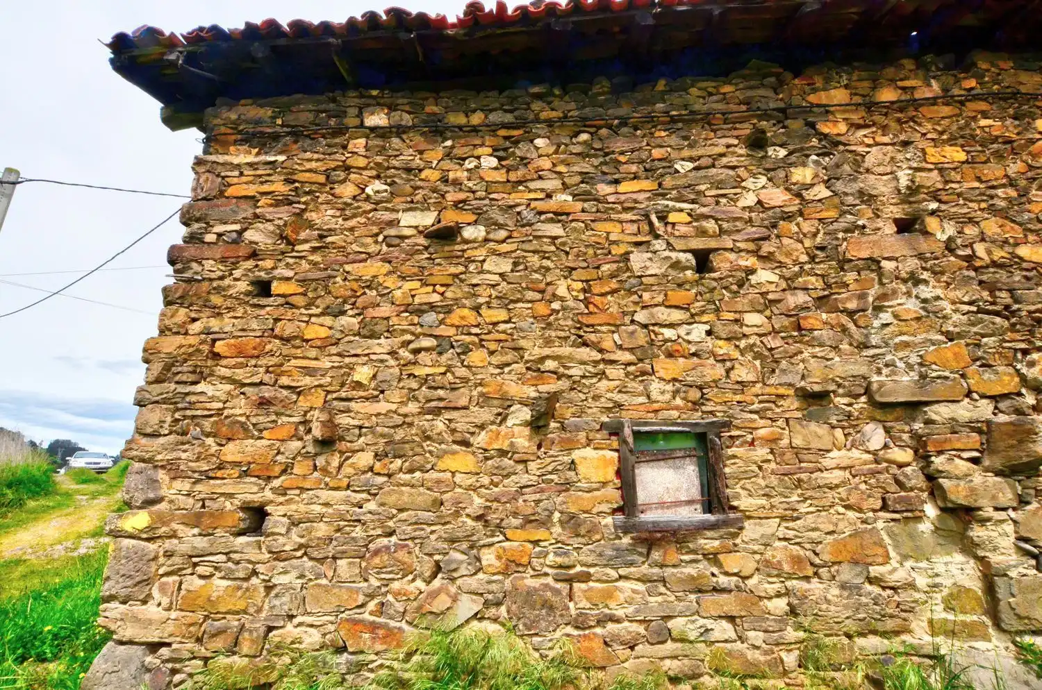 Vista exterior de Casa o chalet en venta en Mieres (Asturias) con Piscina