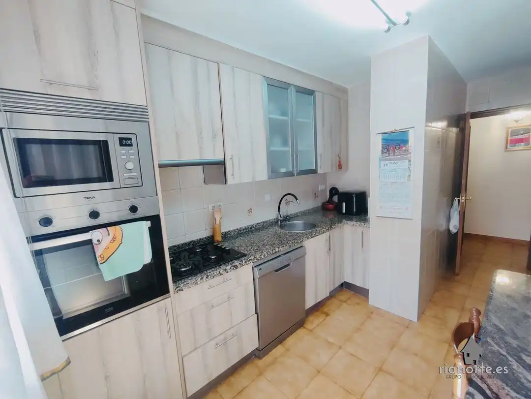 Kitchen of Flat for sale in Laviana  with Heating, Terrace and Storage room