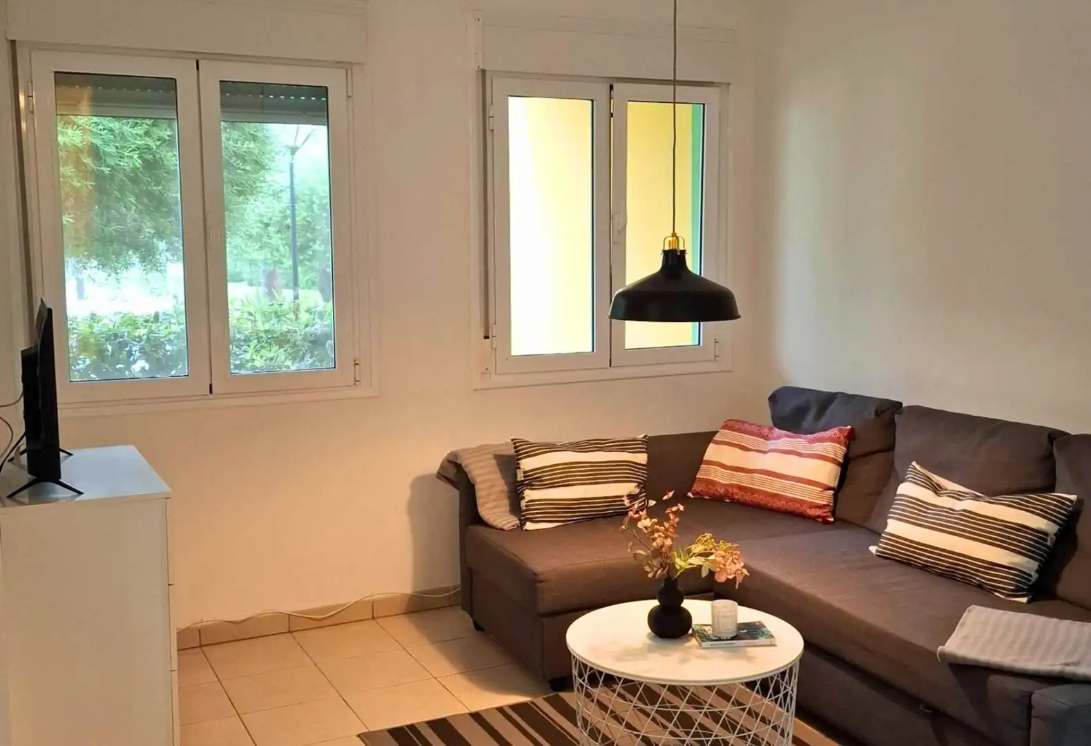 Living room of Flat for rent in El Verger  with Air Conditioner, Heating and Terrace