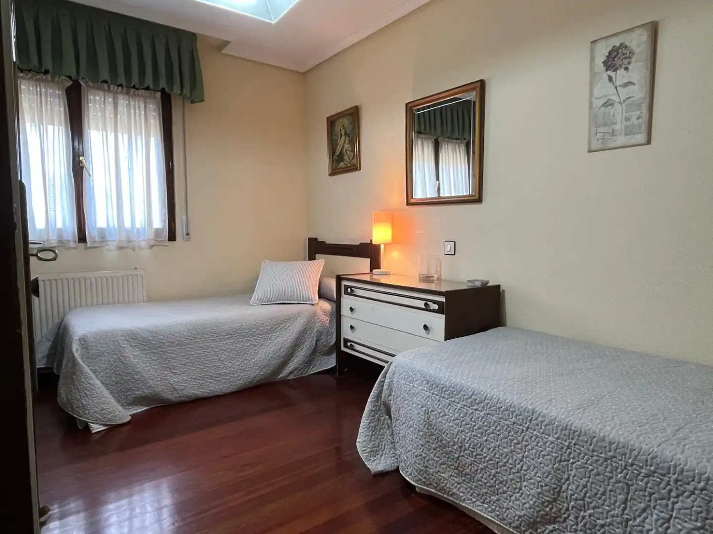 Bedroom of Flat for sale in Los Corrales de Buelna   with Heating, Parquet flooring and Storage room
