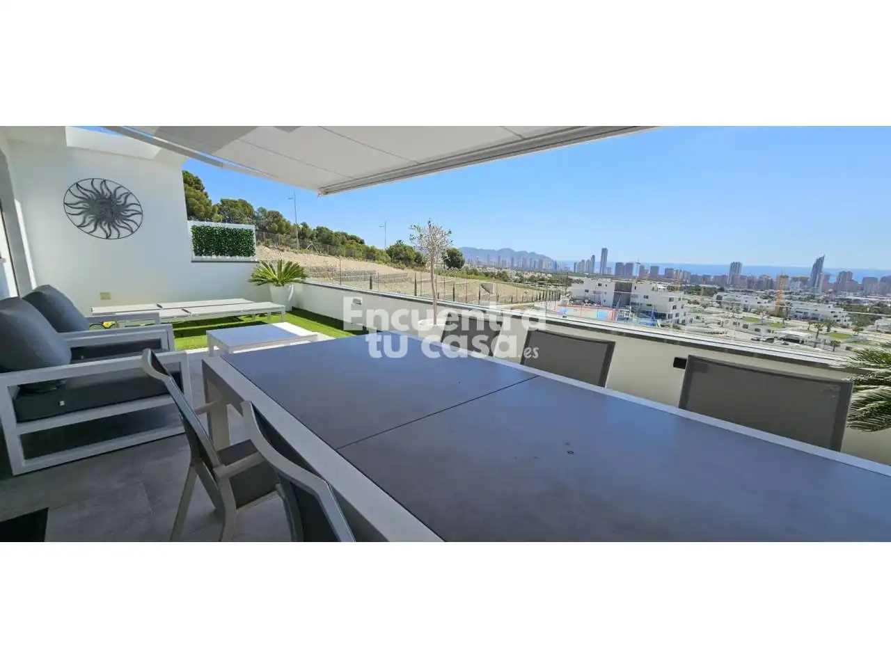 Terrace of Attic for rent in Finestrat  with Air Conditioner, Heating and Terrace