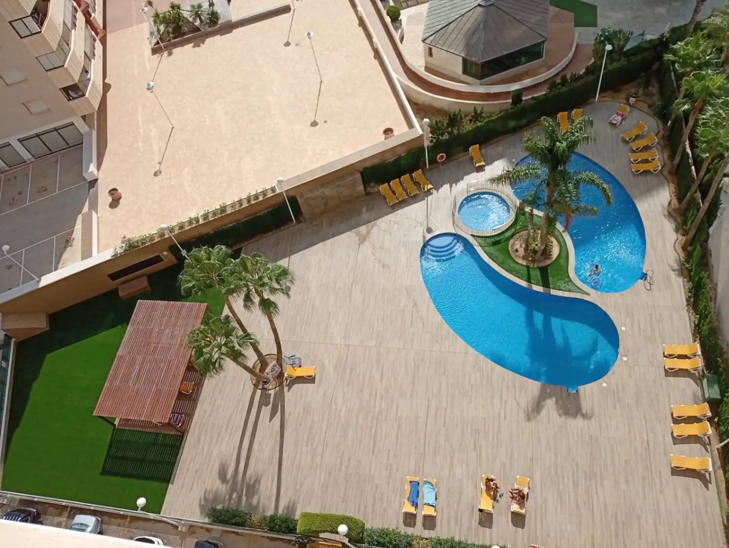 Swimming pool of Apartments for sale in Calpe / Calp  with Air Conditioner, Heating and Swimming Pool