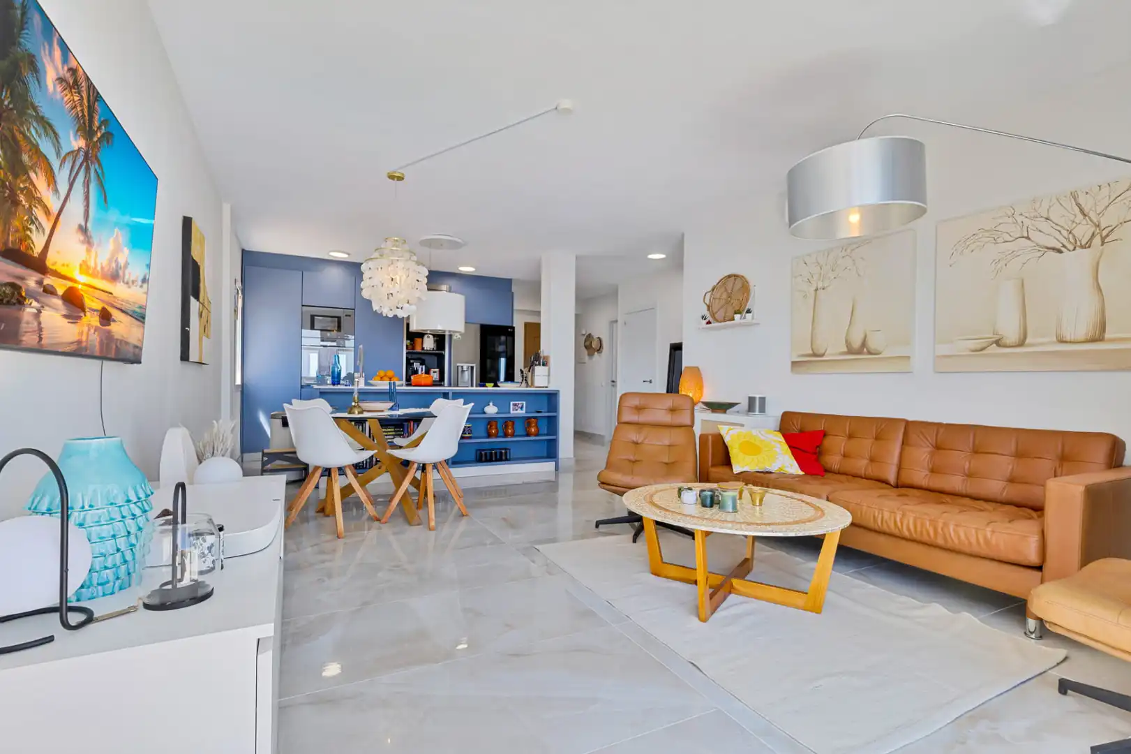 Living room of Attic for sale in Benalmádena  with Air Conditioner, Terrace and Furnished