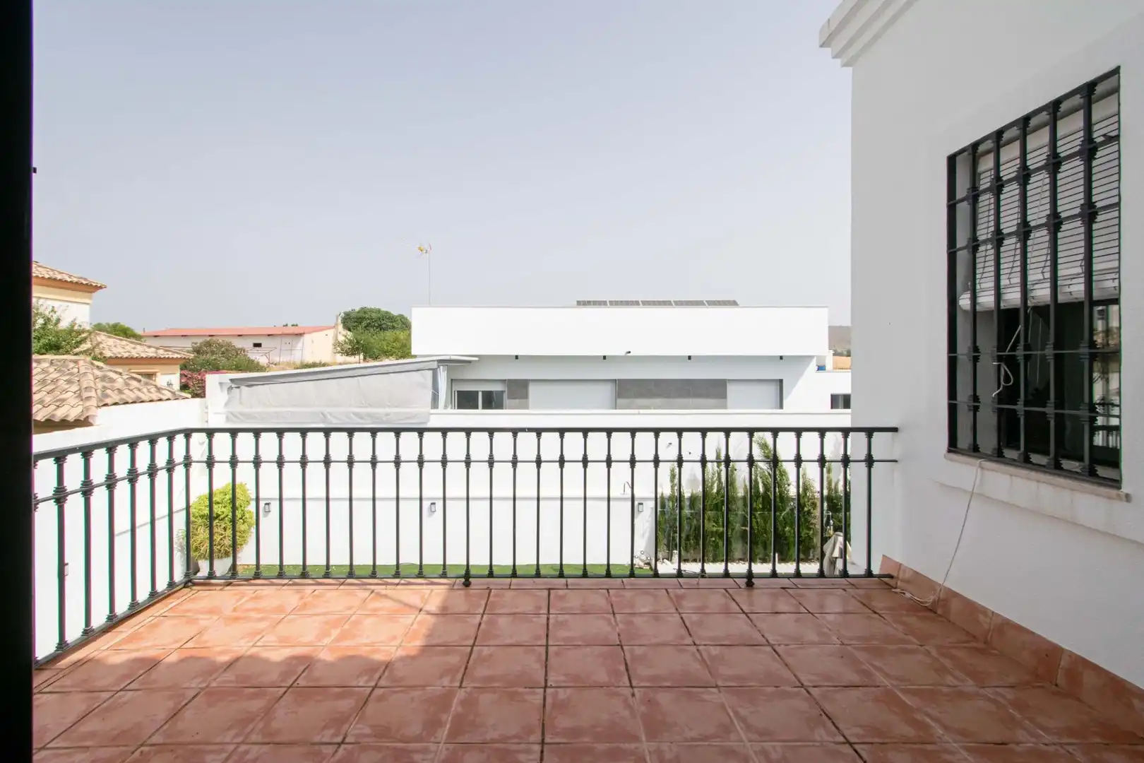 Terrassa de Casa o xalet en venda en Burguillos amb Aire condicionat, Jardí privat i Terrassa