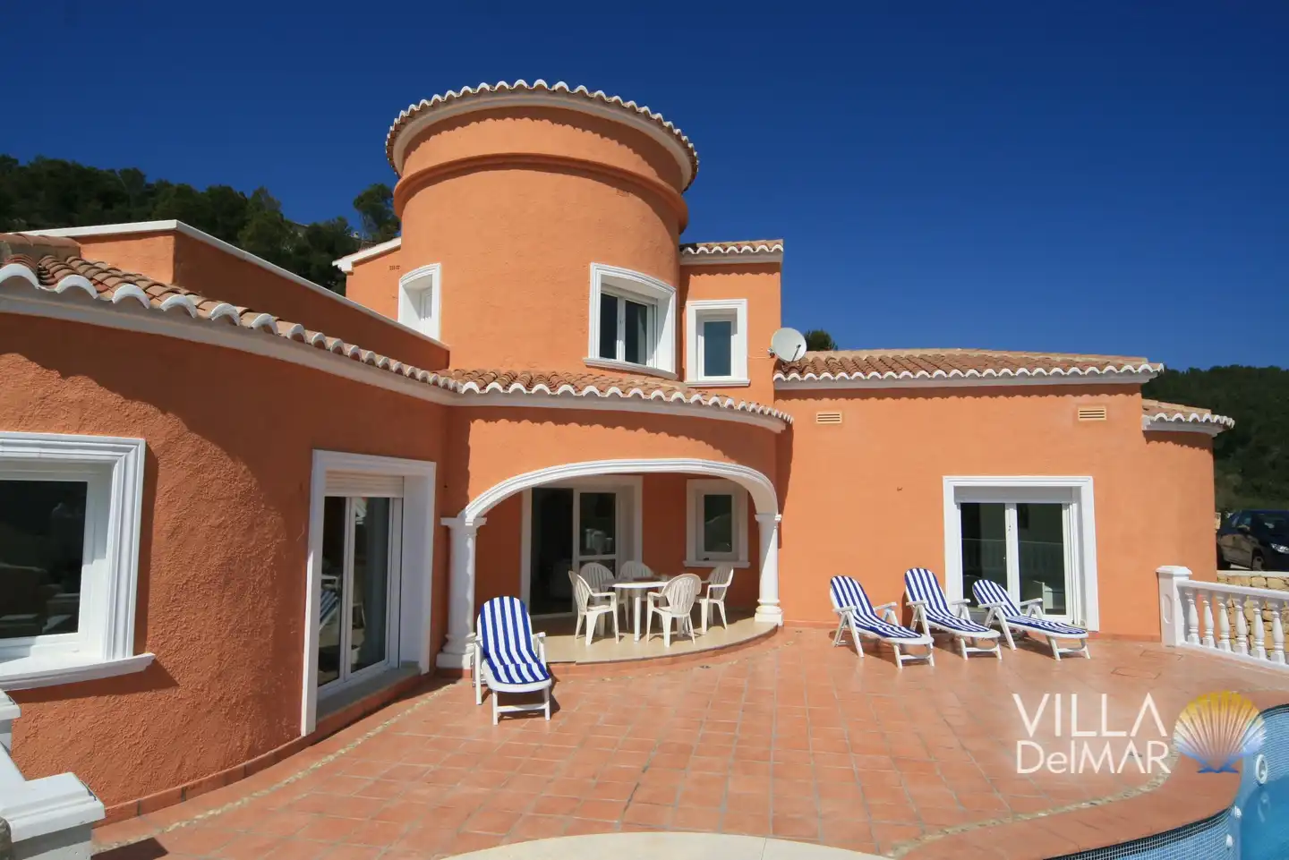 Vista exterior de Casa o xalet en venda en Jávea / Xàbia amb Calefacció, Jardí privat i Terrassa