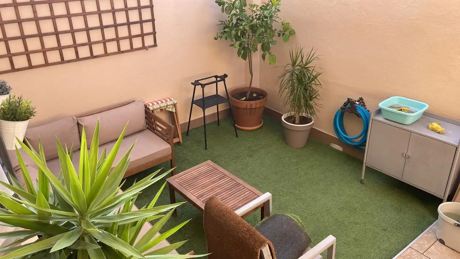 Terrassa de Casa adosada en venda en San Fernando amb Parquet, Terrassa i Balcó