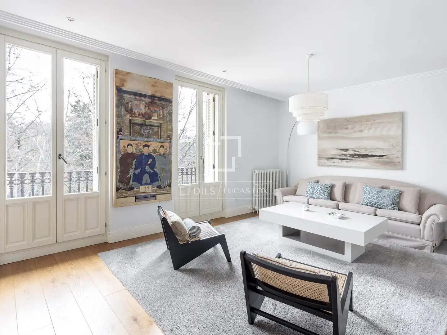 Außenansicht von Wohnung zur Miete in Madrid mit Klimaanlage, Heizung und Parkett