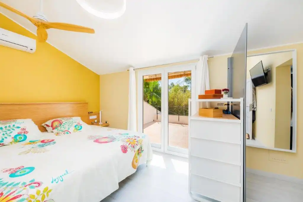 Bedroom of Houses for sale in Pollença  with Air Conditioner, Heating and Private garden