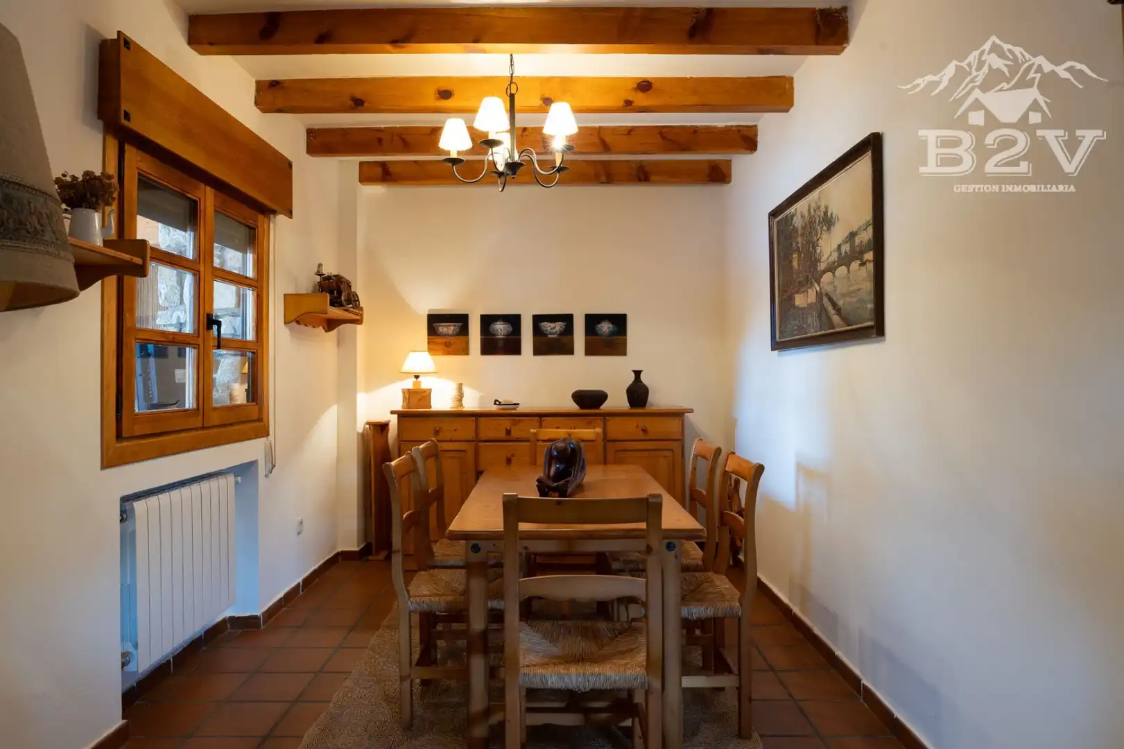 Comedor de Casa o chalet en venta en Garganta de los Montes con Aire acondicionado, Calefacción y Jardín privado