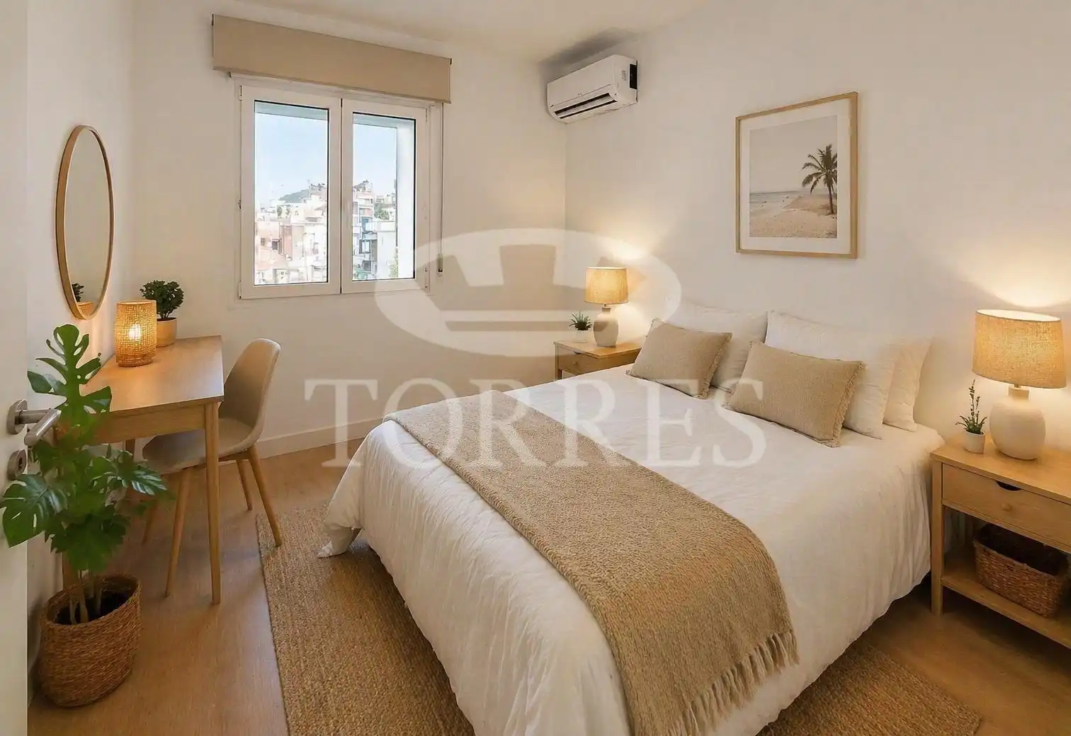 Bedroom of Flat for sale in Málaga  with Air Conditioner