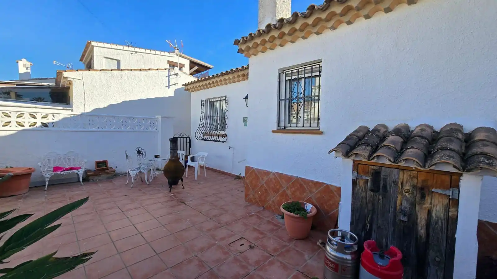 Exterior view of Houses for sale in Dénia  with Air Conditioner, Private garden and Terrace