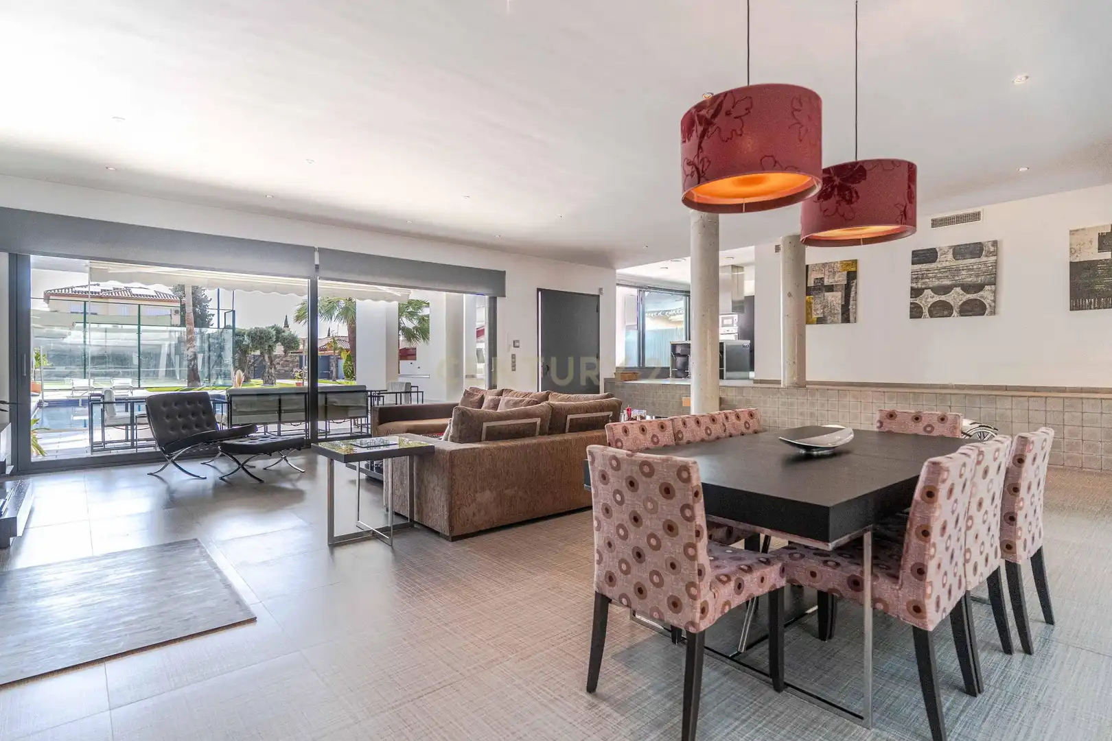 Sala d'estar de Casa o xalet en venda en Gójar amb Aire condicionat, Jardí privat i Traster