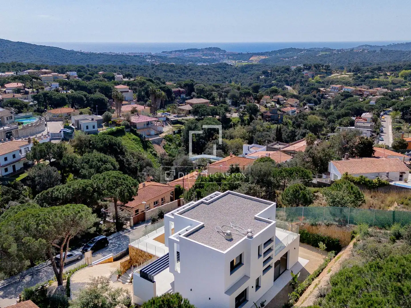 Vista exterior de Casa o xalet en venda en Lloret de Mar amb Aire condicionat, Calefacció i Jardí privat