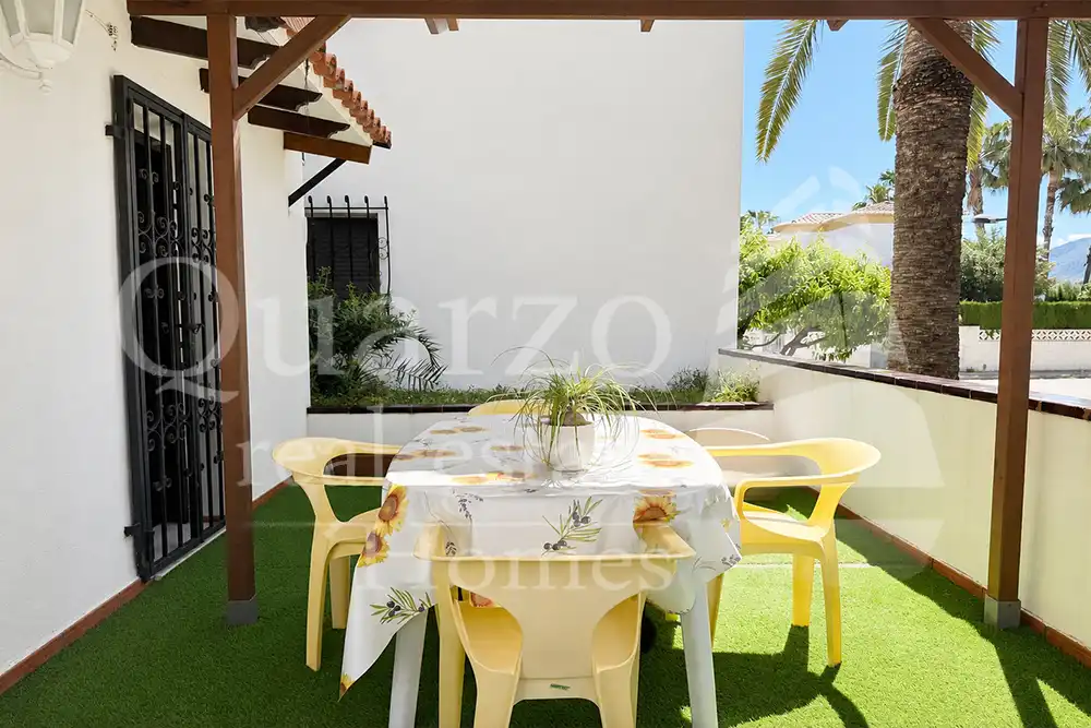 Terraza de Apartamento en venta en Dénia con Calefacción, Jardín privado y Amueblado