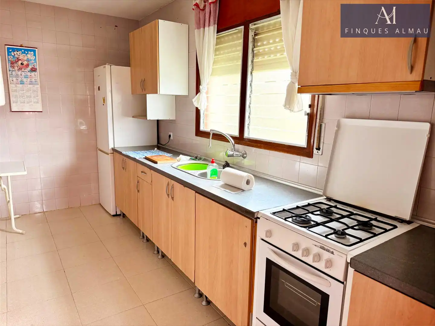 Cocina de Casa adosada en venta en Cunit con Jardín privado, Terraza y Amueblado