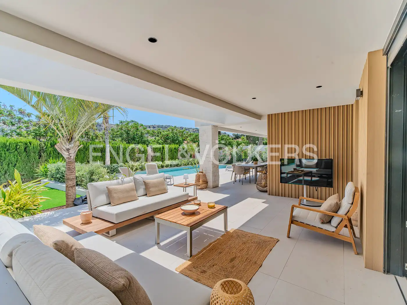 Terrassa de Casa o xalet en venda en Alicante / Alacant amb Aire condicionat, Calefacció i Jardí privat